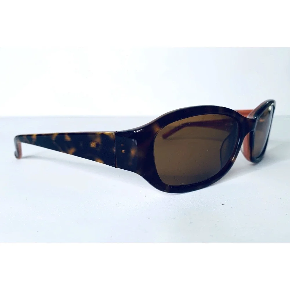 Kate Spade NY Clear Brown Frame w Leopard Temples Sunglasses Italy 54 17 120